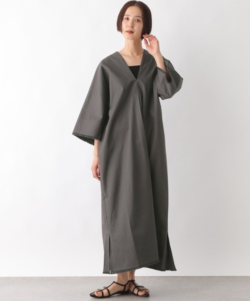 LEPSIM（レプシィム） ワンピース フリンジカフタンワンピース 290186