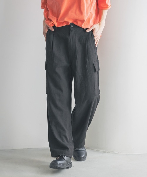 カーゴパンツ ノルマンディリネンカーゴパンツ　 249969 メンズ レディース | LOWRYS FARM