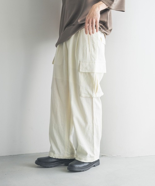 カーゴパンツ ノルマンディリネンカーゴパンツ　 249969 メンズ レディース | LOWRYS FARM | 07