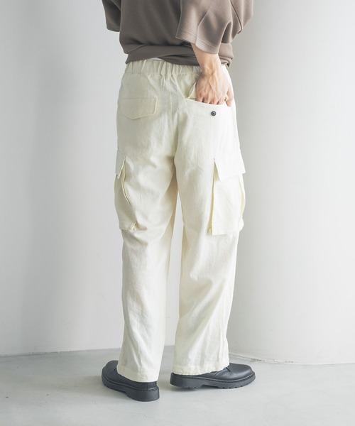 カーゴパンツ ノルマンディリネンカーゴパンツ　 249969 メンズ レディース | LOWRYS FARM | 08