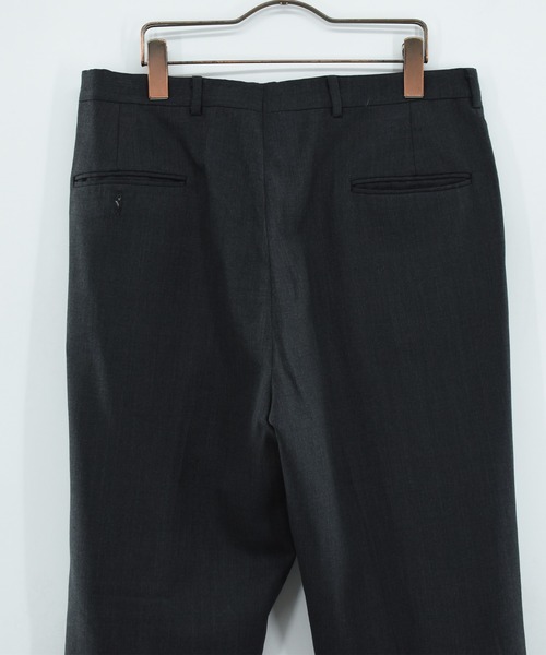 VINTAGE スラックス 「ヴィンテージ古着」80-90's ノータック シングル