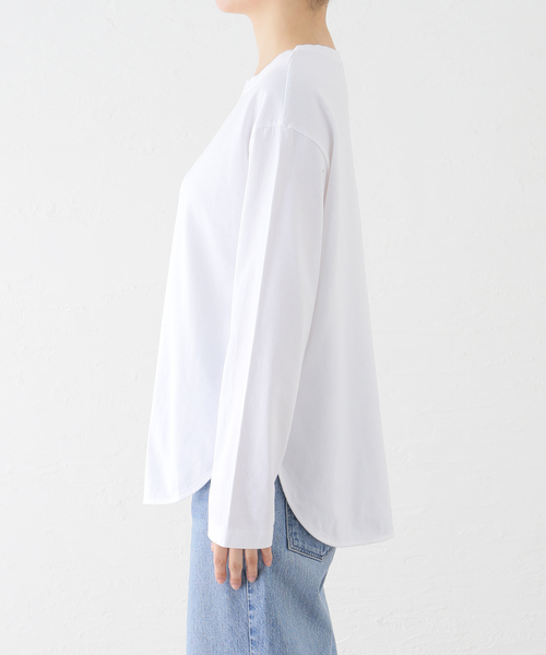 FRAMeWORK tシャツ 「追加」コットン天竺ラウンドヘム