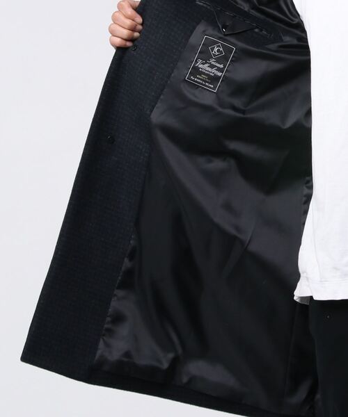 「B:MING by BEAMS」 ステンカラーコート SMALL ネイビー メンズ_画像2