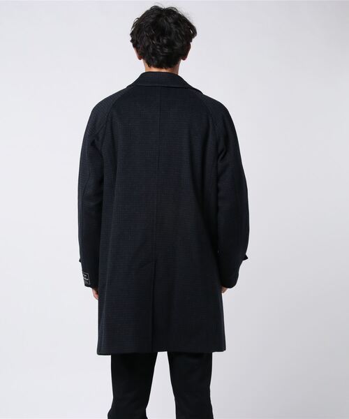 「B:MING by BEAMS」 ステンカラーコート SMALL ネイビー メンズ_画像3