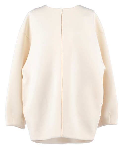 「coca（coca）」 ノーカラーコート M グレイッシュベージュ レディース_画像5