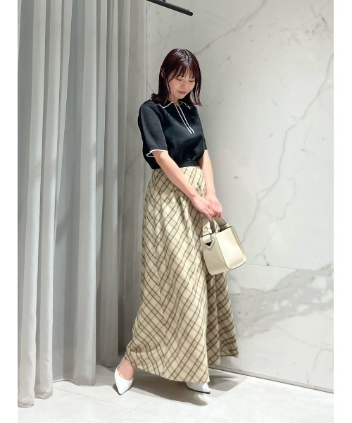 allureville（アルアバイル） スカート チェックナロースカート