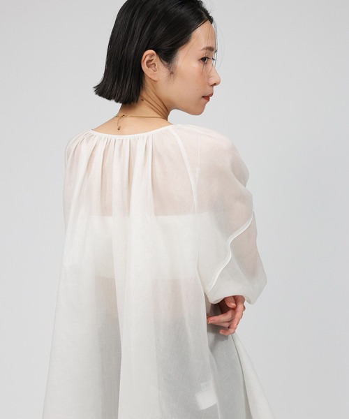BABYLONE 2WAYチンツブラウス　ブラウン　新品　試着のみ BABYLONE｜2WAYチンツブラウス | Rakuten Fashion(楽天