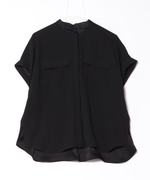 ROPE'（ロペ） ブラウス シャツ 半袖 「洗える・カセット服」バック