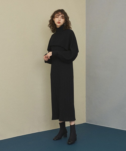 ユナイテッドトウキョウ　ワンピース UNITED TOKYO（ユナイテッドトウキョウ） ニットワンピース 0 パープル