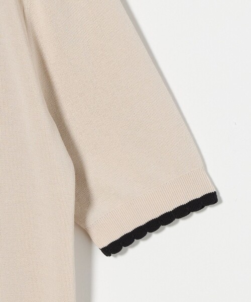 UNITED ARROWS ニット セーター スカラップ セーラーカラー