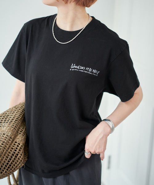tシャツ AUTHEN / オーセン*Shiomi Wada NICE T-SHIRT レディース AUTHEN tシャツ / オーセン*Shiomi Wada NICE T-SHIRT