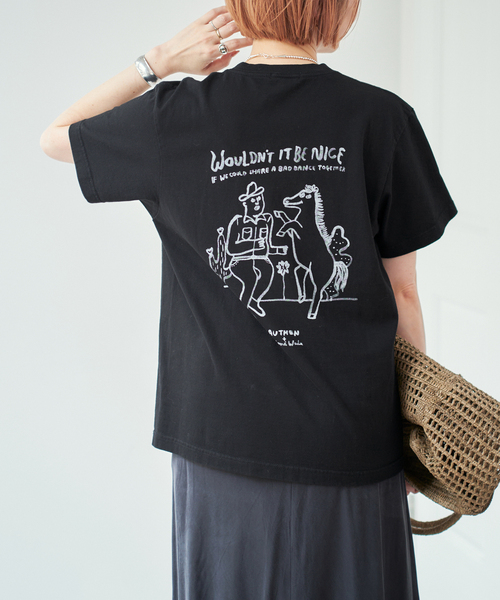 tシャツ AUTHEN / オーセン*Shiomi Wada NICE T-SHIRT レディース AUTHEN tシャツ / オーセン*Shiomi Wada NICE T-SHIRT