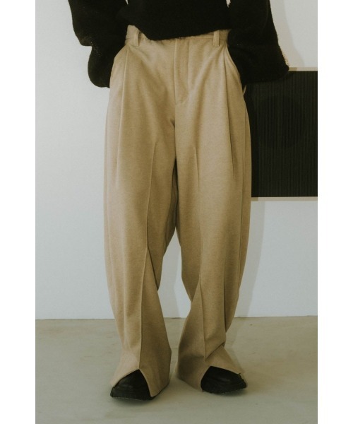 Knuth Marf パンツ front slit pants(unisex) レディース メンズ