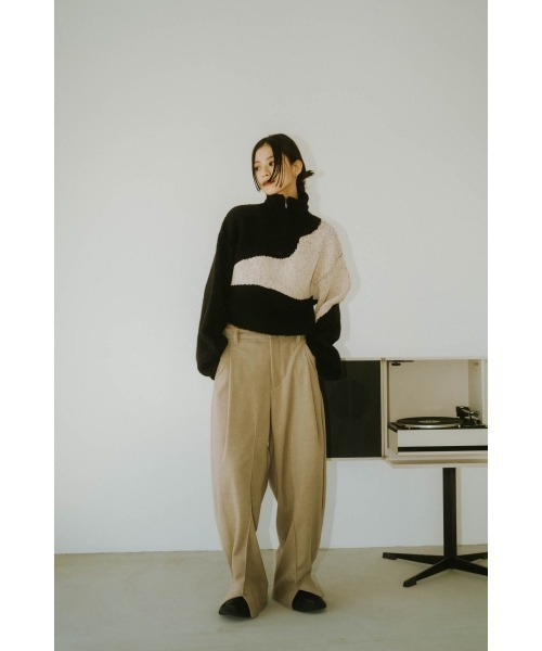 Knuth Marf フロントスリットパンツ Knuth Marf - front slit pants (unisex) / フロントスリット