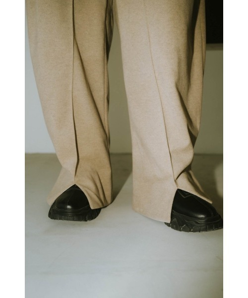 Knuth Marf フロントスリットパンツ Knuth Marf - front slit pants (unisex) / フロントスリット
