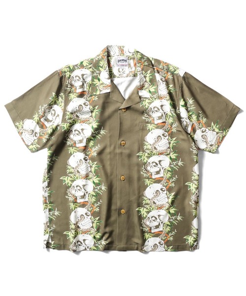 ブラウス シャツ 「HOUSTON」ALOHA SHIRT (MAP) レディース メンズ HOUSTON シャツ アロハシャツ(MAP) メンズ レディース