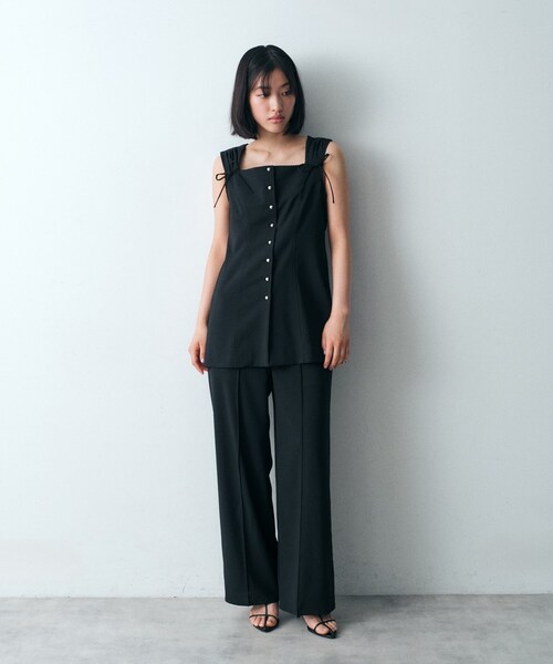 CODE A パンツ french twill easy trouser レディース : ZOZOTOWN