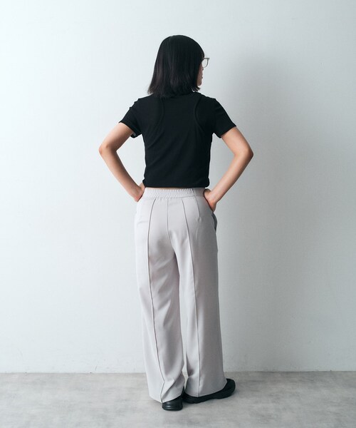 CODE A パンツ french twill easy trouser レディース : ZOZOTOWN