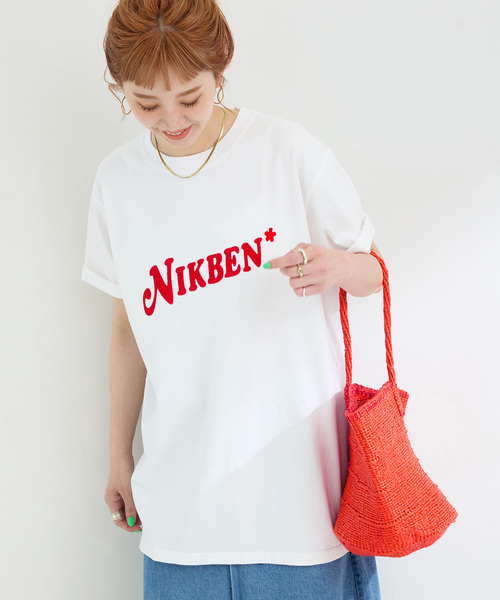 tシャツ NIKBEN / ニックベン 別注 NIKBEN ロゴTEE レディース Nikben tシャツ NIKBEN / ニックベン 別注 ロゴTEE レディース
