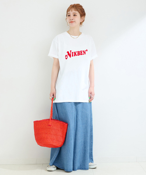 tシャツ NIKBEN / ニックベン 別注 NIKBEN ロゴTEE レディース GOOD ROCK SPEED tシャツ (グッドロックスピード) NIRVANAフォト