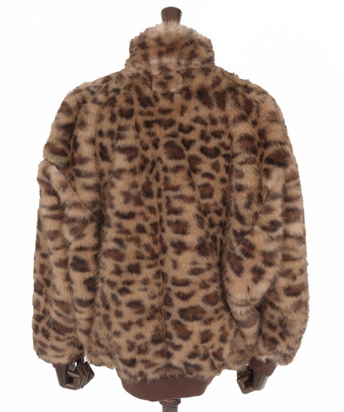 WONDER WALL MOTEL コート ジャケット mj10802- LEOPARD FUR JKT