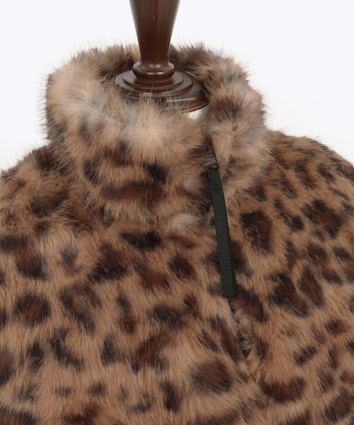 WONDER WALL MOTEL コート ジャケット mj10802- LEOPARD FUR JKT