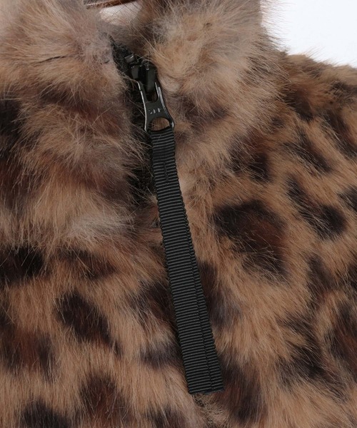 WONDER WALL MOTEL コート ジャケット mj10802- LEOPARD FUR JKT