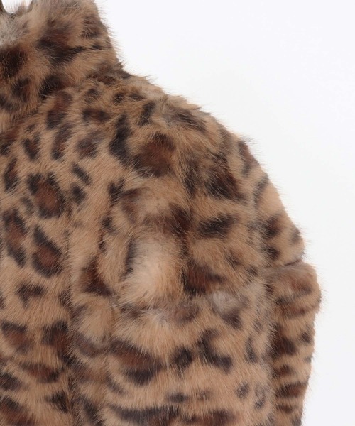 WONDER WALL MOTEL コート ジャケット mj10802- LEOPARD FUR JKT