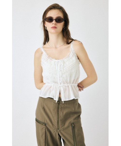 K*K様 MOUSSY FADED LACE キャミトップス MOUSSY | FADED LACE キャミトップス (キャミソール ) |SHEL