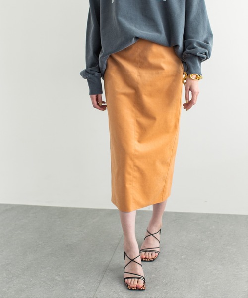 「GALLARDAGALANTE」 タイトスカート 1 ベージュ レディース_画像2