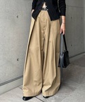 ワイドパンツ チノパン 「新サイズ追加」チノツ...の詳細画像1