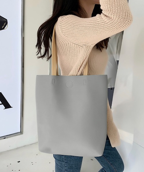 VIBGYOR トートバッグ urbanfemine./A4サイズ収納 PUレザー 縦長トート