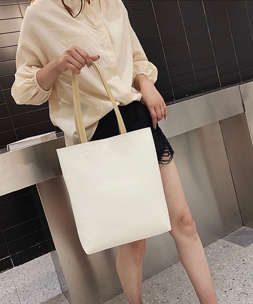 VIBGYOR トートバッグ urbanfemine./A4サイズ収納 PUレザー 縦長トート VIBGYOR トートバッグ urbanfemine./A4サイズ収納 PUレザー 縦長トート