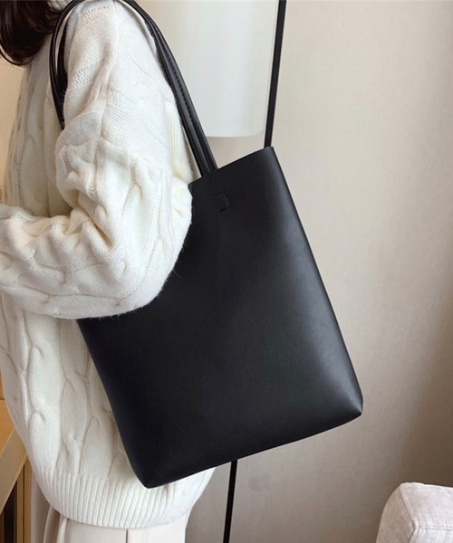 VIBGYOR トートバッグ urbanfemine./A4サイズ収納 PUレザー 縦長トート