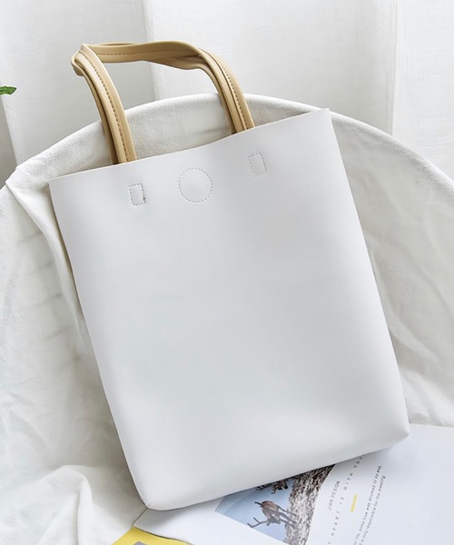 VIBGYOR トートバッグ urbanfemine./A4サイズ収納 PUレザー 縦長トート