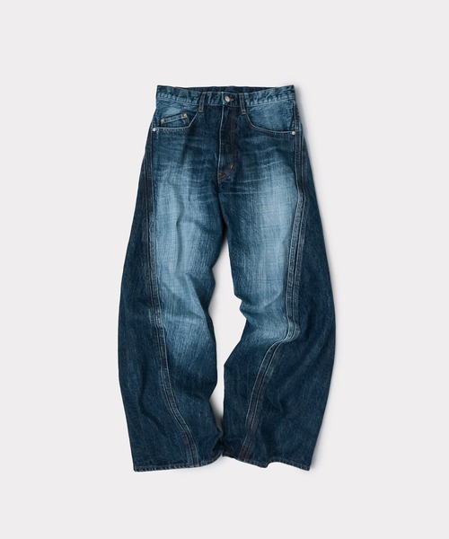 O別注　NVRFRGT 3D TWISTED WIDE LEG NVRFRGT(ネバーフォーゲット）3D TWISTED LOUNGE WIDE PANTS | B
