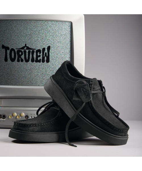 Clarks（クラークス） デッキシューズ Torview / トービュー（ブラック