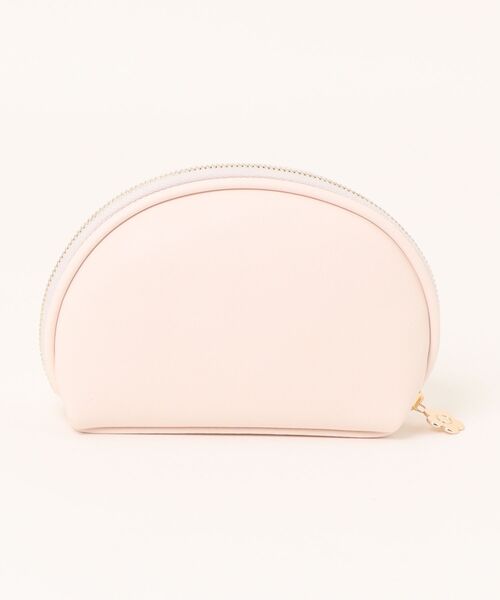 すぐ届く MARY QUANT* ピンクステッチデイジー ラウンドポーチ ピンクステッチデイジー ラウンドポーチ | MARY QUANT（マリー