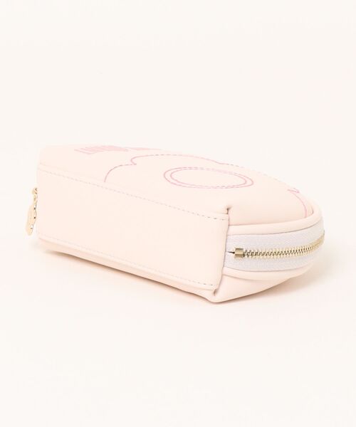 すぐ届く MARY QUANT* ピンクステッチデイジー ラウンドポーチ MARY QUANT ポーチ マリークワント mary quant ピンクステッチ