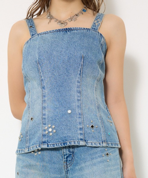 sly デニム（レディーストップス）（色：ブルー系） | ファッション の