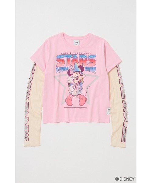 Disney SERIES CREATED by MOUSSY tシャツ MD IDOL STAR LS T