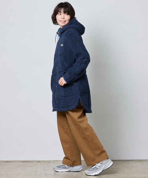 L.L.Beanフリース・ マウンテン・パイルコート　ネイビー　ＸＬ L.L.Bean（エルエルビーン） コート アウター マウンテン・パイル