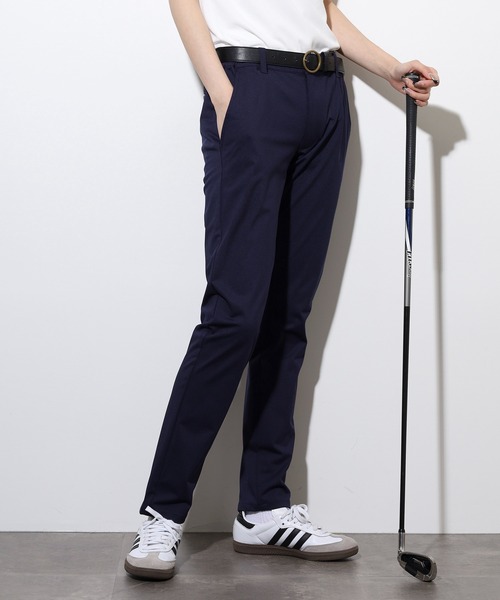 ダークブルー ゴルフパンツ メンズ STELLA77GOLF パンツ 撥水スーパーストレッチゴルフパンツ メンズ