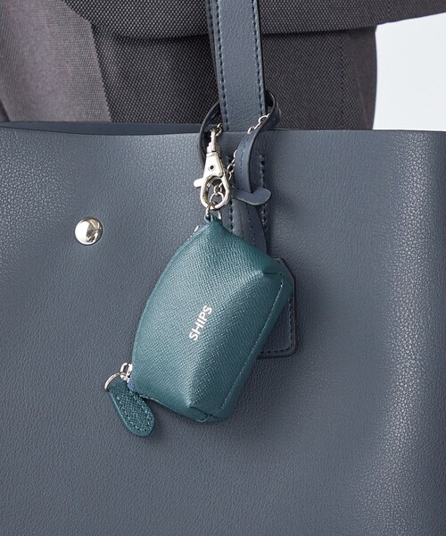 SHIPS（シップス） キーホルダー 「WEB限定」SHIPS:「SAFFIANO LEATHER
