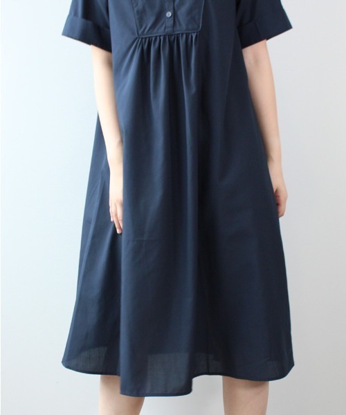 「MB mint breeze」 半袖ワンピース 3L ブルー レディース_画像7