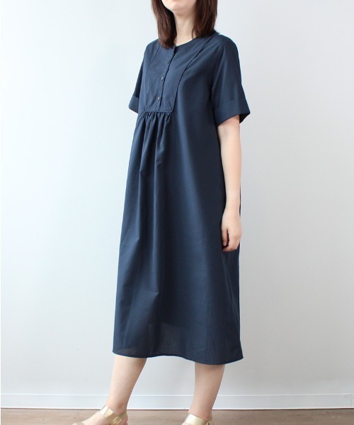 「MB mint breeze」 半袖ワンピース 3L ブルー レディース_画像8