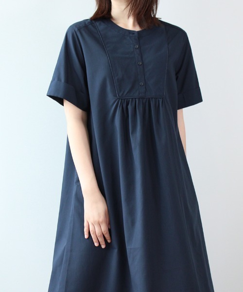 「MB mint breeze」 半袖ワンピース 3L ブルー レディース_画像9