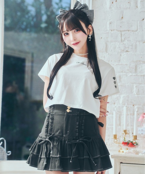 ReAmour デニムスカート デニムフリルスカート : ZOZOTOWN Yahoo!店