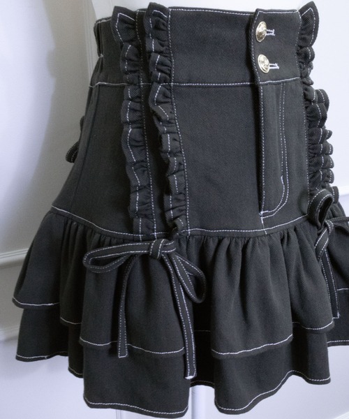 ReAmour デニムスカート デニムフリルスカート : ZOZOTOWN Yahoo!店