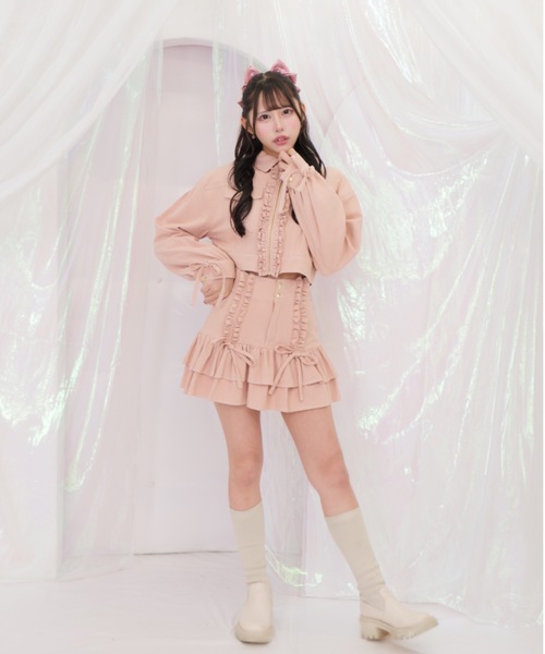ReAmour デニムスカート デニムフリルスカート : ZOZOTOWN Yahoo!店
